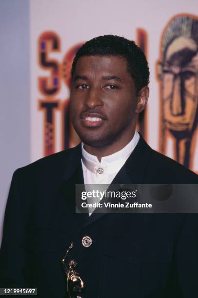 American singer, songwriter and record producer Kenny "Babyface" Edmonds during The 11th Annual Soul Train Music Awards at Shrine Auditorium in Los...