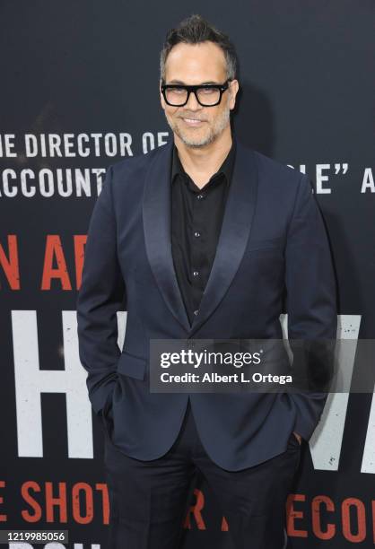 Todd Stashwick arrives for the Premiere Of Warner Bros Pictures' " The Way Back" held at Regal LA Live on March 1, 2020 in Los Angeles, California.