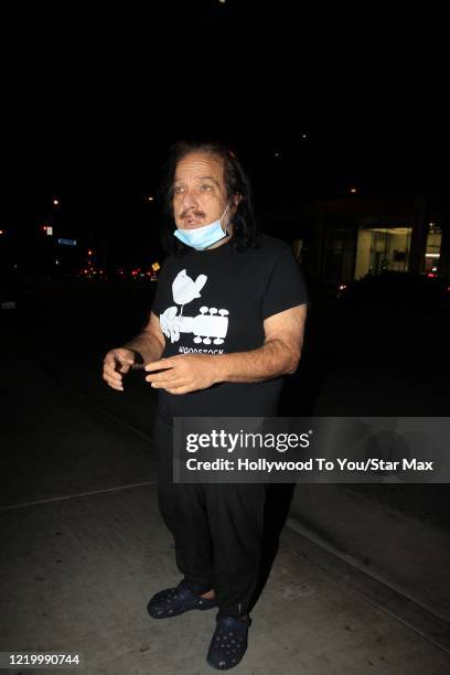 Ron Jeremy is seen on June 14, 2020 in Los Angeles, CA.