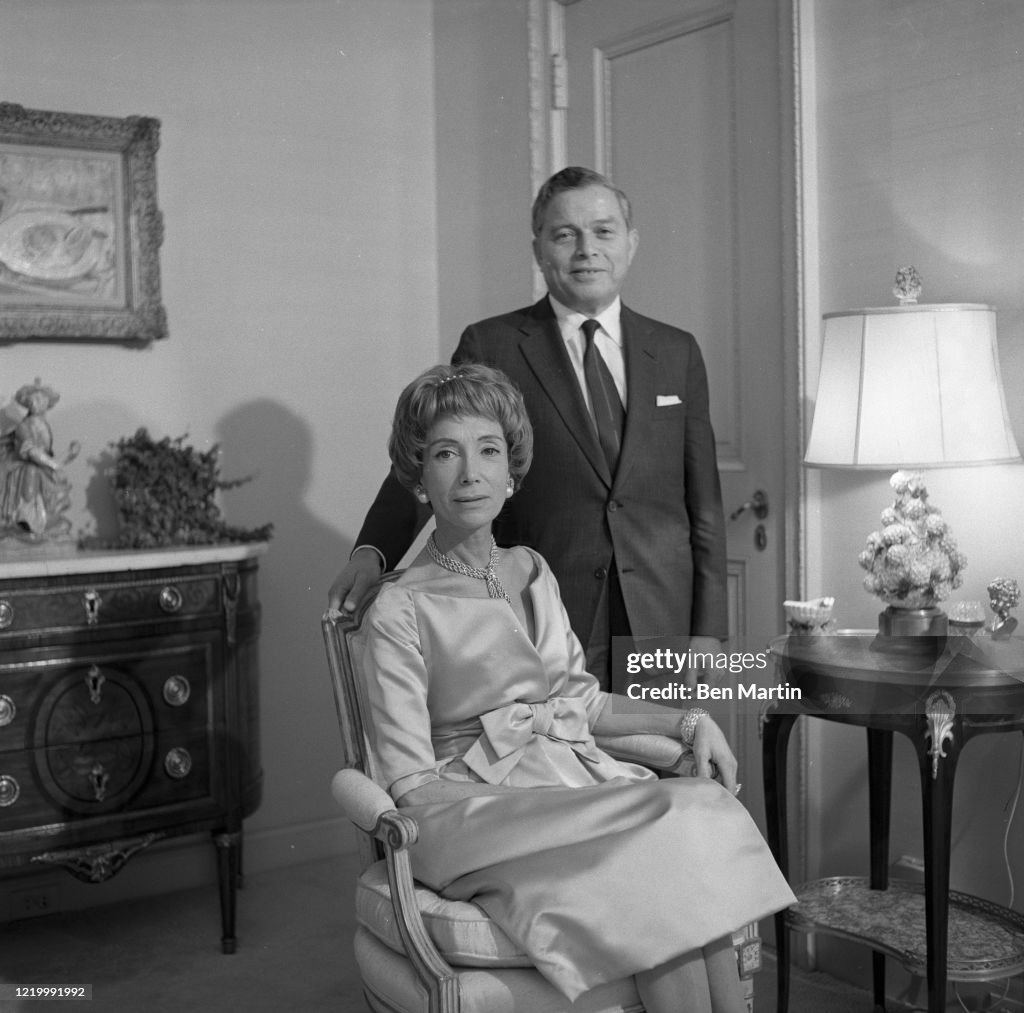 Samuel Newhouse and wife Mitzi