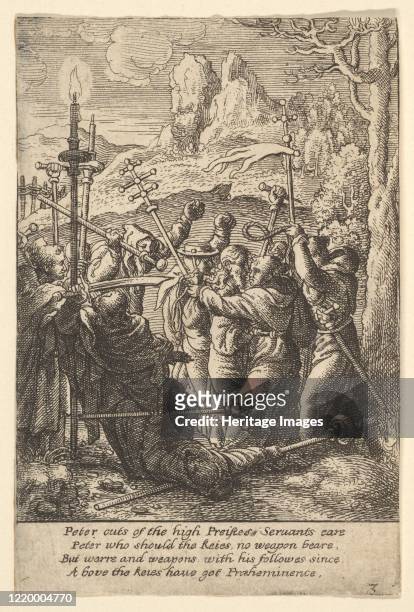 Jesus taken, 1625-77. Artist Wenceslaus Hollar.