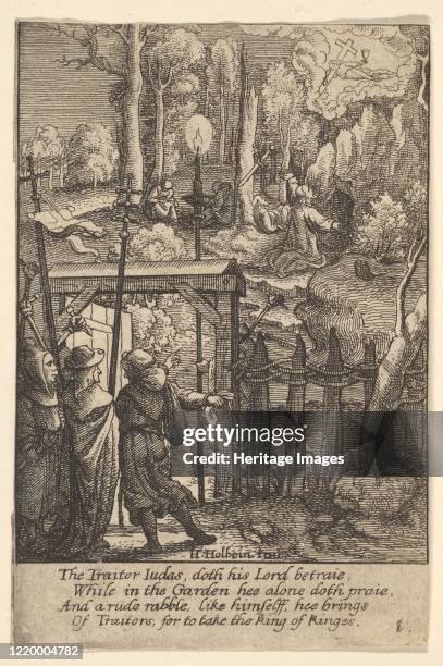 Jesus on the Mount of Olives, 1625-77. Artist Wenceslaus Hollar.
