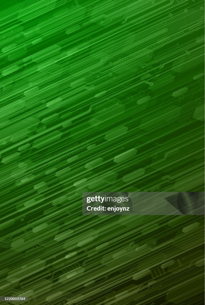 Abstract Green Tech Background High-Res Vector Graphic - Getty Images