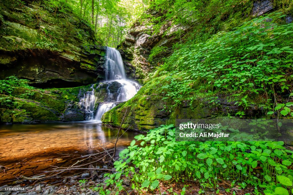 Bridesmaid Falls in Bushkill Falls Area