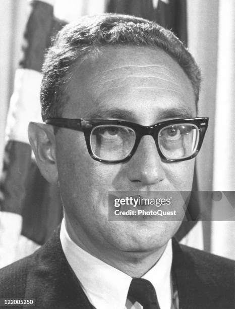 Portrait of Dr. Henry A. Kissinger, Assistant to the President for National Security Affairs in the Nixon Adminstration, late twentieth century.