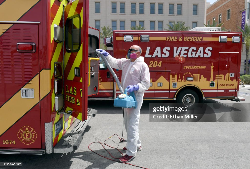 Las Vegas Businesses Offer Free Vehicle Sanitizing For Front-line Responders In COVID-19 Fight