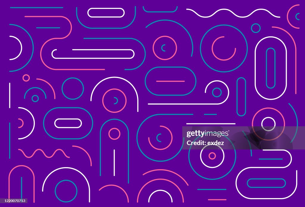 Seamless Abstract Shape Pattern High-Res Vector Graphic - Getty Images