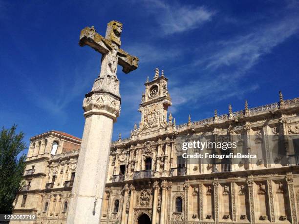 convento de san marcos in leon, spain - sunny leon stock pictures, royalty-free photos & images