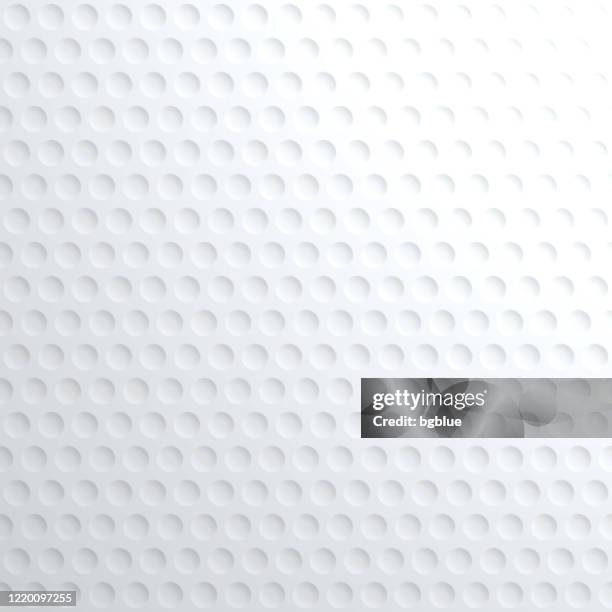 abstract bright white background - geometric texture - golf pattern stock illustrations