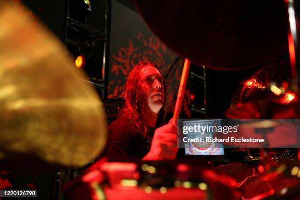 Drummer Danny Carey of American rock band Tool, United Kingdom, 2006.