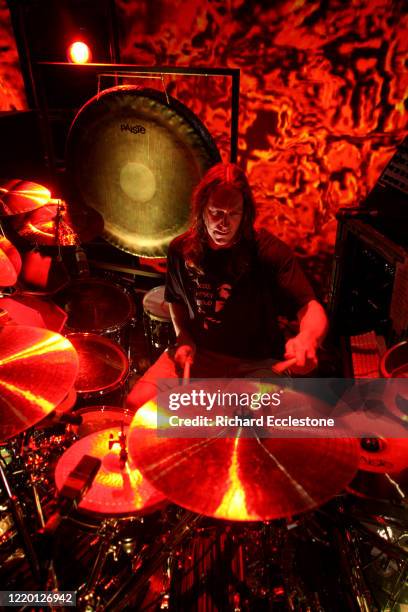 Drummer Danny Carey of American rock band Tool, United Kingdom, 2006.