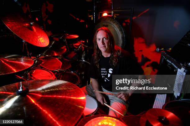 Drummer Danny Carey of American rock band Tool, United Kingdom, 2006.