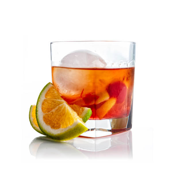 old fashioned cocktail - orange cocktail stock pictures, royalty-free photos & images