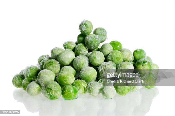 frozen peas - frozen food stock pictures, royalty-free photos & images