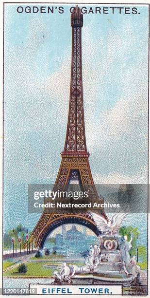 Vintage illustrated collectible tobacco card from the Records of the World published in 1908 by Ogden's Cigarettes, a branch of the British Imperial...