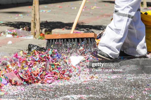 carnival garbage - sweeping stock pictures, royalty-free photos & images