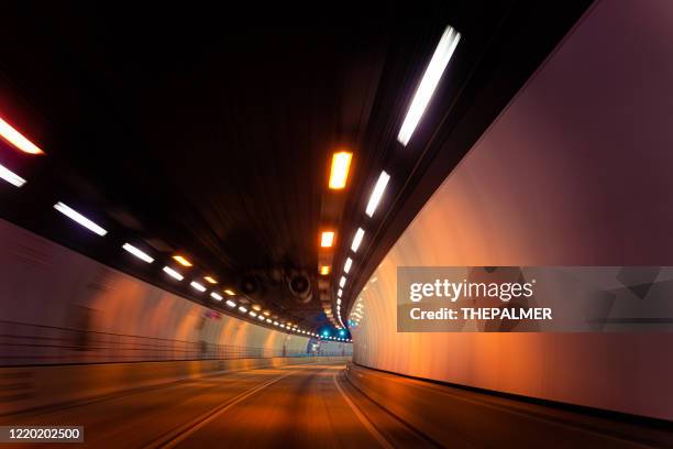 miami tunnel empty - tunnel stock pictures, royalty-free photos & images