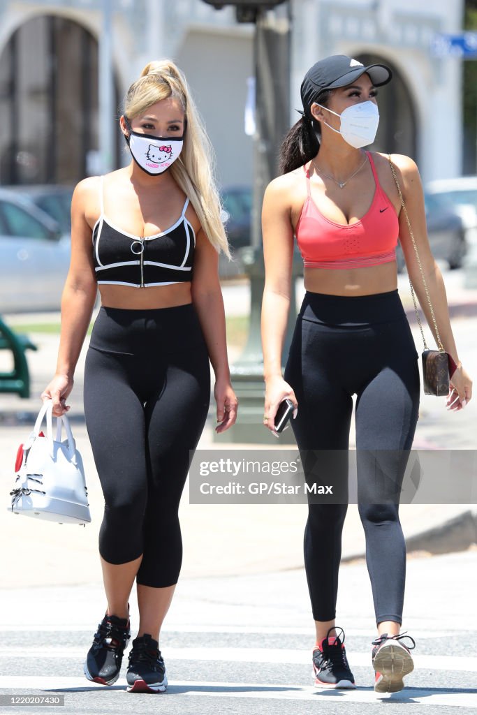 Mimi Jade and Monica Jambagle are seen on June 14, 2020 in Los... News