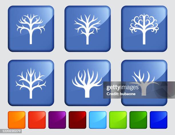 tree icon - roots underground stock illustrations