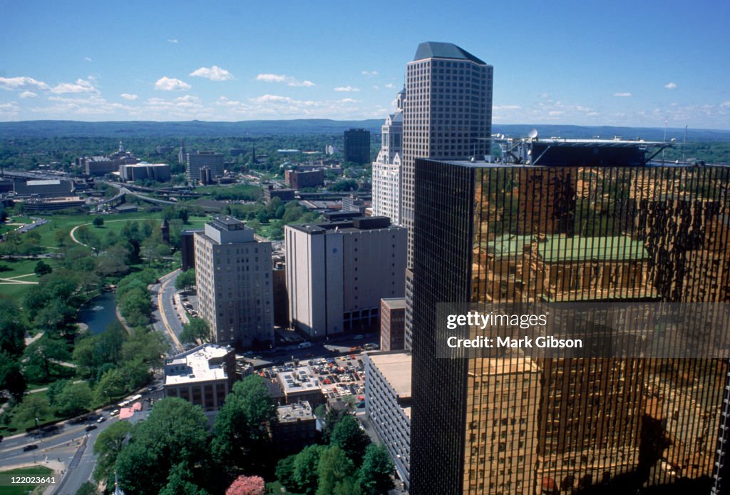 Skyline of Hartford, CT