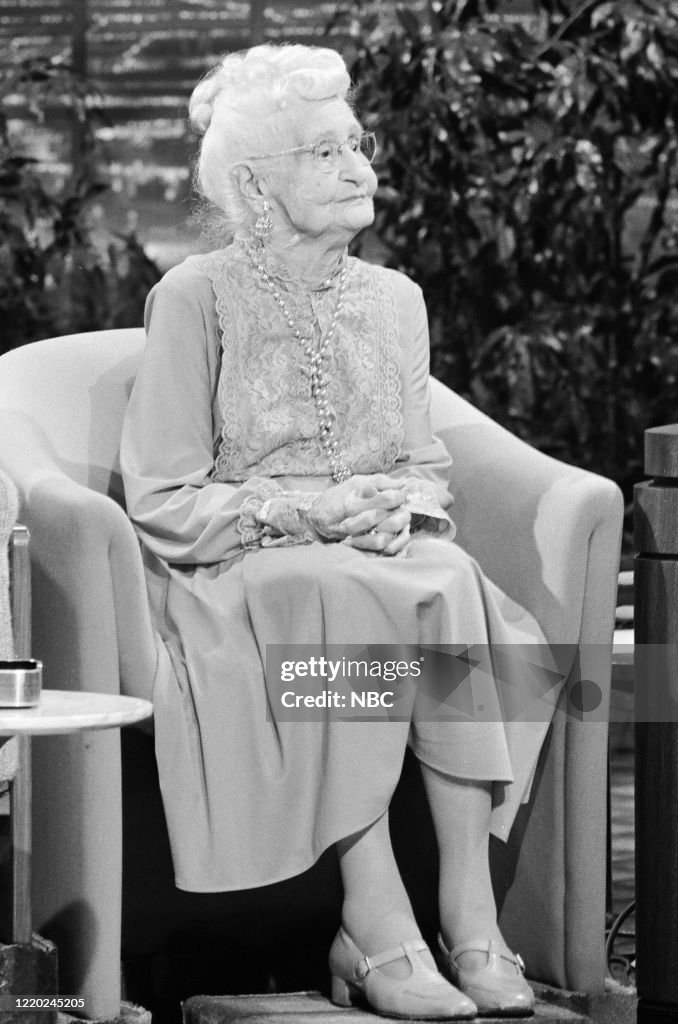 Actress Merie Earle during an interview on November 9, 1983 News