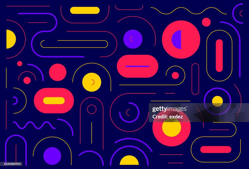 Alt Line Pattern Abstract Line Pattern Design With Copyspace High-Res Vector Graphic ...