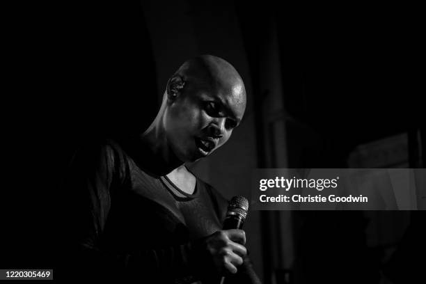 Skin of Skunk Anansie performs on stage at Brixton O2 Academy on 4 February 2017 in London, England.
