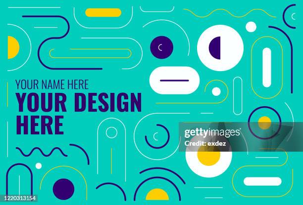Linee Design Abstract Abstract Line Pattern Design With Copyspace High-Res Vector Graphic ...