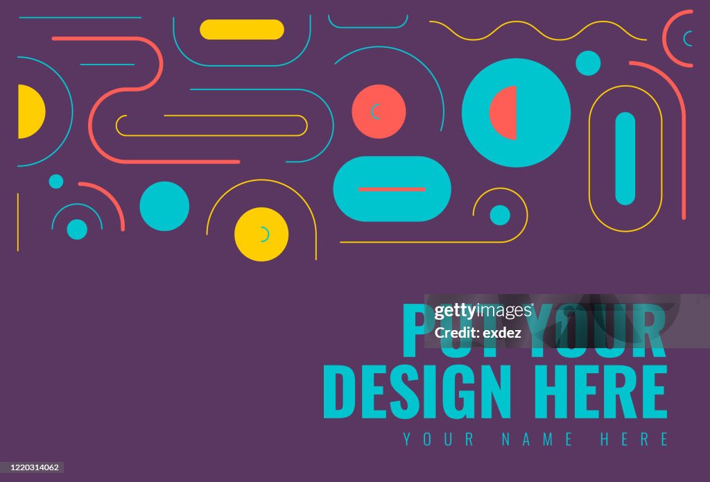 Linee Design Abstract Abstract Line Pattern Design With Copyspace High-Res Vector Graphic ...