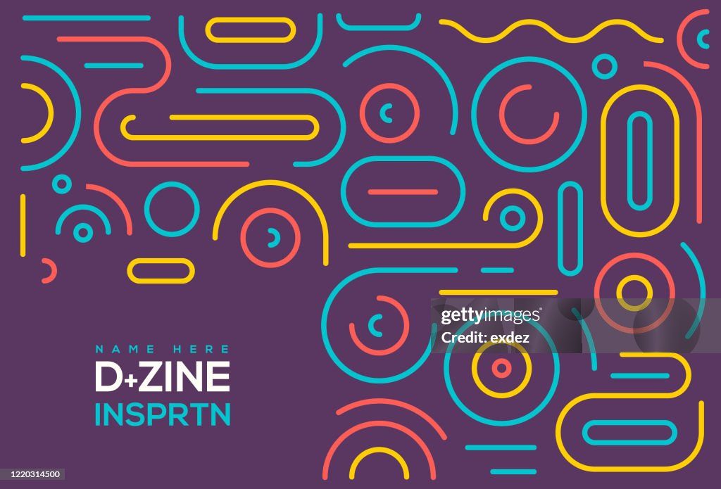 Linee Design Abstract Abstract Line Pattern Design With Copyspace High-Res Vector Graphic ...
