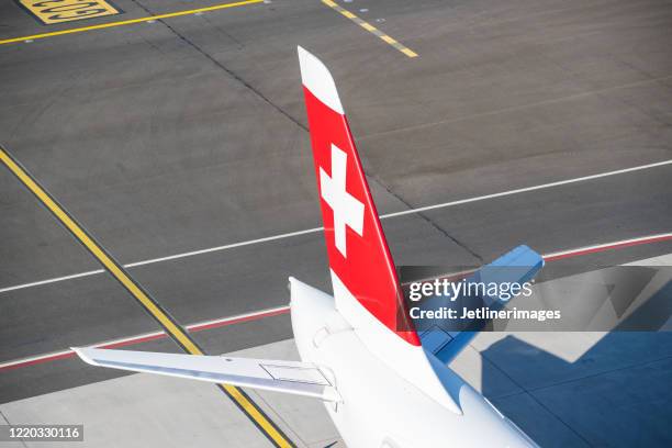 swiss international air lines - zurich airport stock pictures, royalty-free photos & images