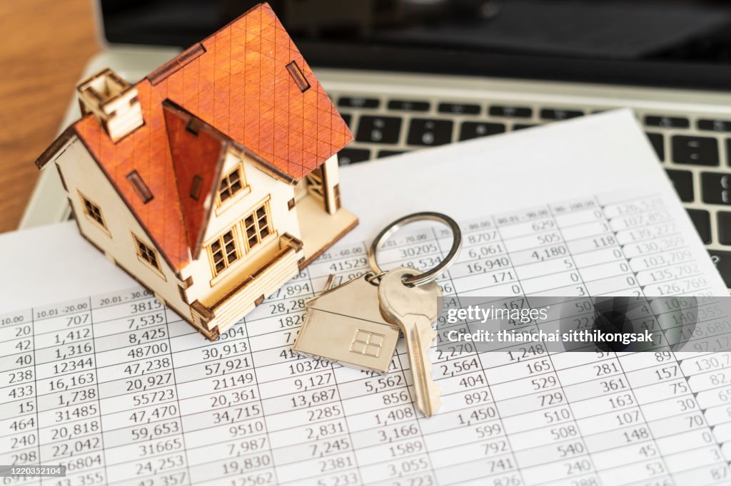 Financial planning for home loan rate, Real estate concept