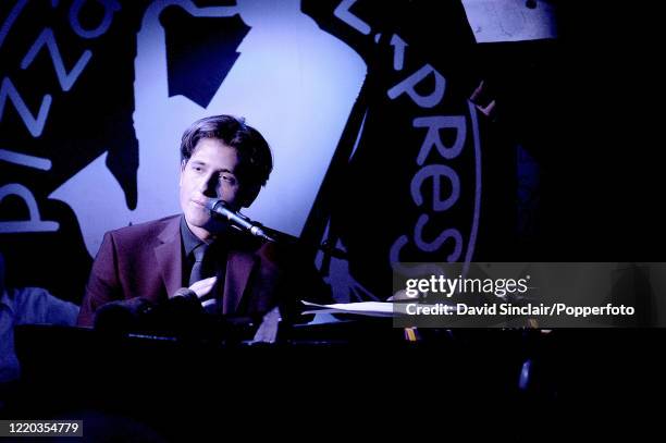 American singer and pianist Peter Cincotti performs live on stage at PizzaExpress jazz Club in Soho, London on 7th July 2003.