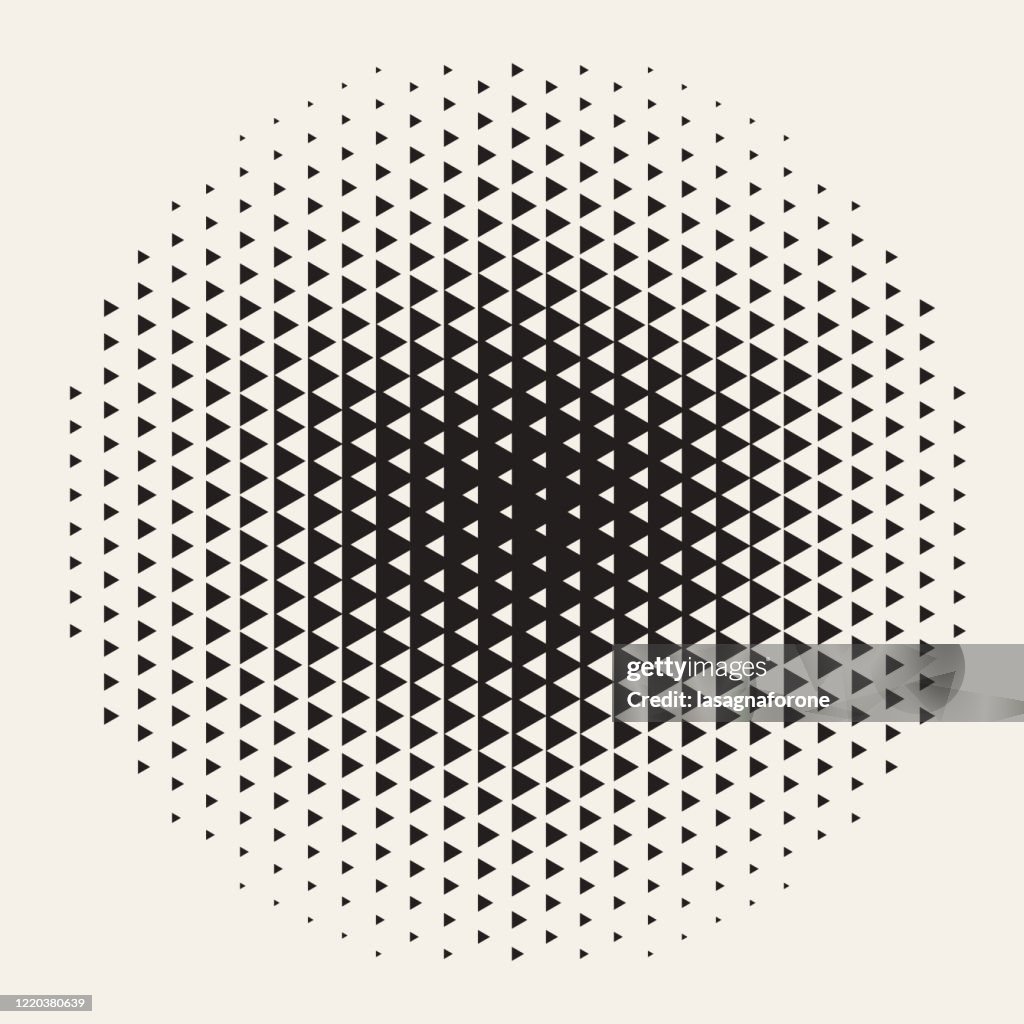 Geometric Halftone Background Design Element High-Res Vector Graphic ...