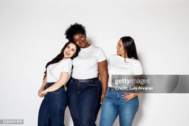 Plus size females in casuals