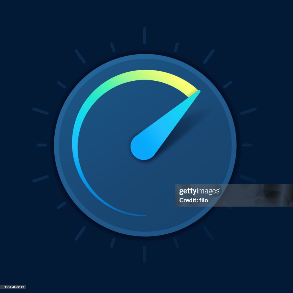 Speed Gauge Dial Symbol