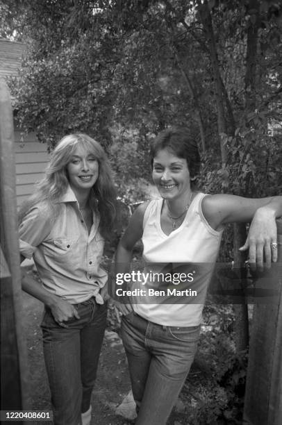 Errol Flynn's daughters, Dierdre Flynn and Rory Flynn, September 15, 1980.