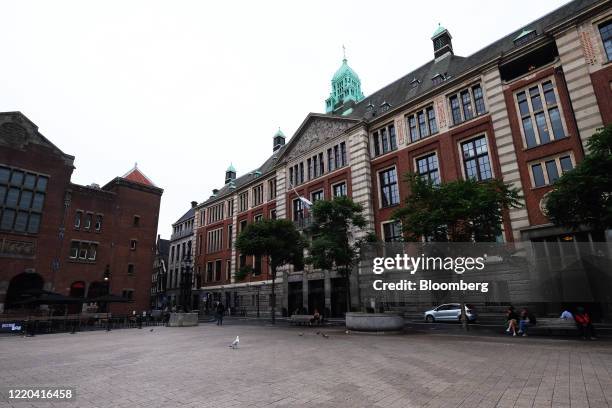 The Amsterdam Stock Exchange, operated by Euronext NV, stands in Beursplein square in Amsterdam, Netherlands, on Tuesday, June 16, 2020. For two...