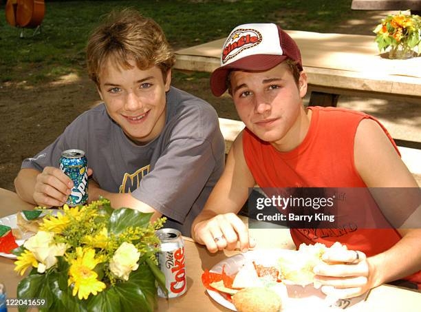 Jeremy Sumpter and Shawn Pyfrom