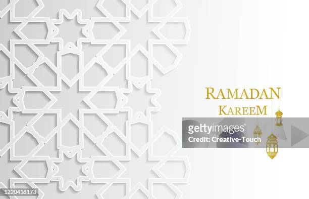 ramadan kareem - arabic style stock illustrations