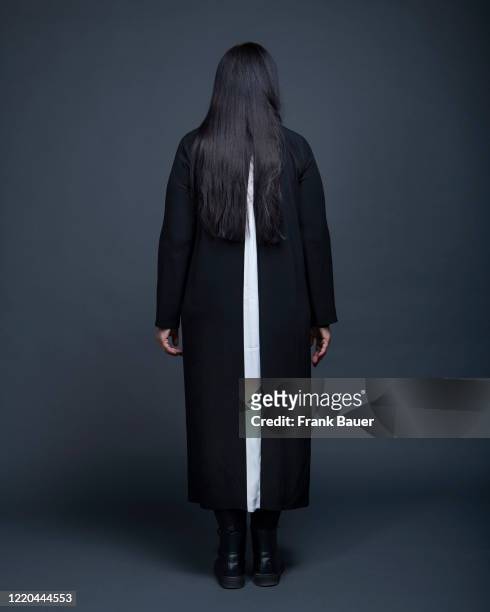 Performance artist Marina Abramovic is photographed for SZ magazin on April 25, 2020 in Munich, Germany.