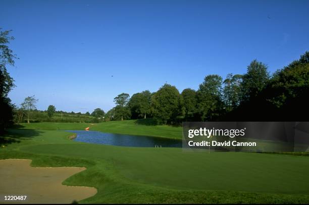 General view of the Par 3, 3rd hole at Mount Juliet GC in Ireland. \ Mandatory Credit: David Cannon /Allsport