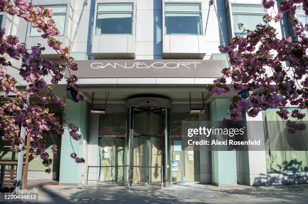 The Gansevoort Hotel in Chelsea remains closed amid the coronavirus pandemic on April 22, 2020 in New York City, United States. COVID-19 has spread...