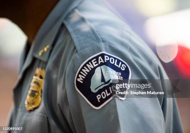 Minneapolis Police Deputy Chief Art Knight speaks with people gathered near a crime scene on June 16, 2020 in Minneapolis, Minnesota. The Minneapolis...