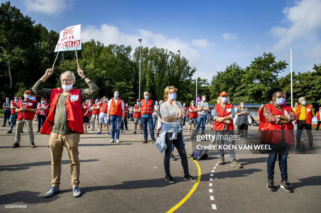 NETHERLANDS-INDUSTRY-TATA STEEL-DEMO