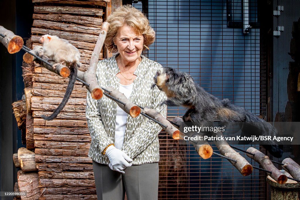 Princess Margriet Of The Netherlands Opens Apenheul Monkey Zoo In Apeldoorn