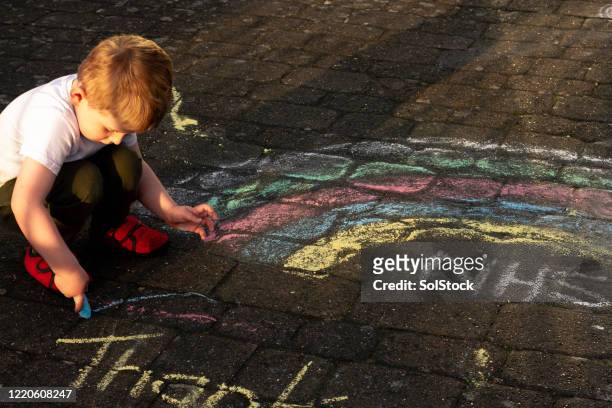 drawing rainbows - nhs stock pictures, royalty-free photos & images