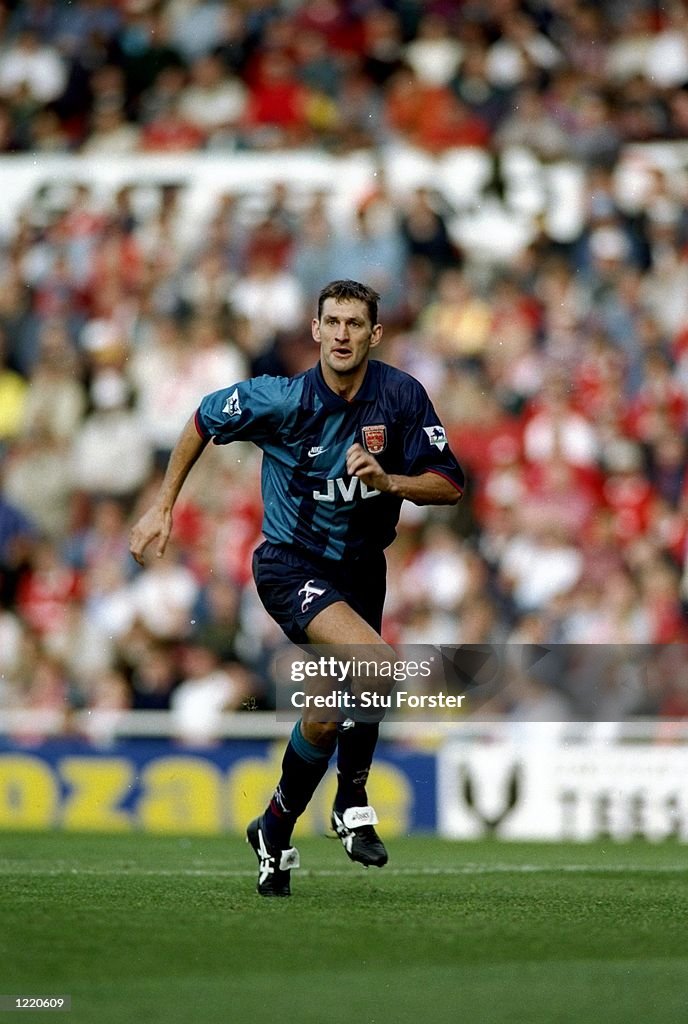 Tony Adams of Arsenal in action during the FA Carling Premiership ...
