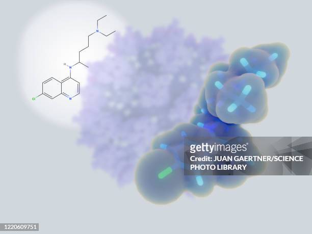 ilustraciones, imágenes clip art, dibujos animados e iconos de stock de chloroquine drug, molecular models - lupus