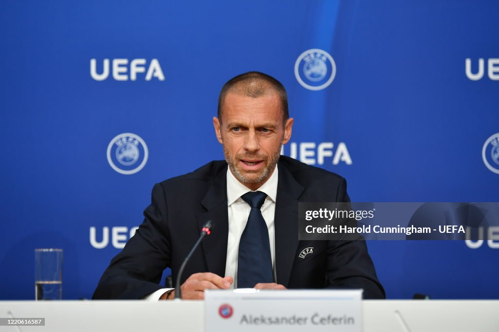 UEFA Executive Committee Meeting Press Conference - 17th June 2020